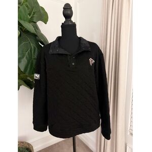 NFL Atlanta Falcons Black Quilted Sweatshirt